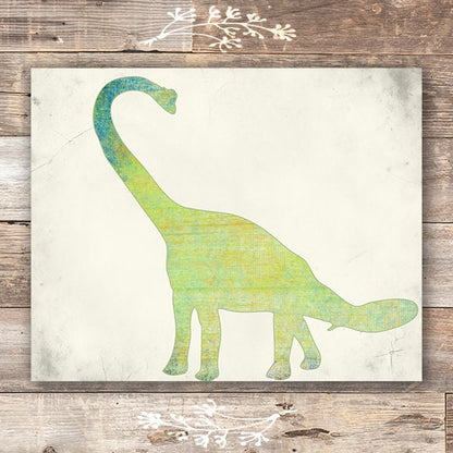 Dinosaur Bedroom Wall Art Prints (Set of 4) - 8x10s