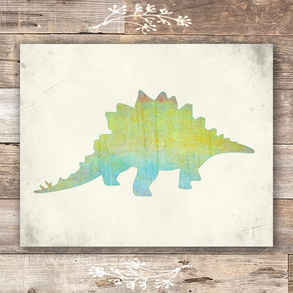 Dinosaur Bedroom Wall Art Prints (Set of 4) - 8x10s