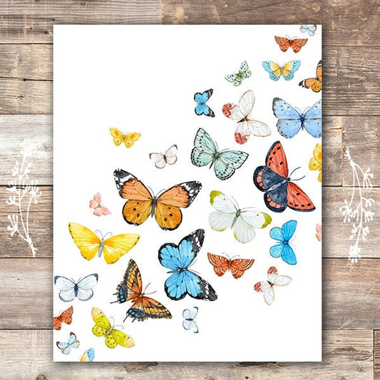 Butterfly Wall Art Print - 8x10