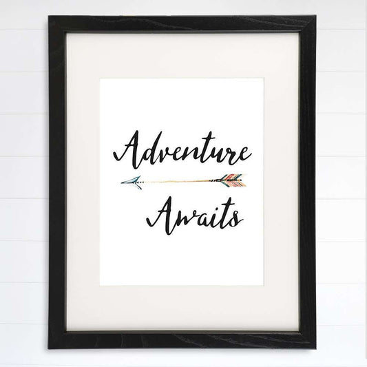 Adventure Awaits Art Print - 8x10