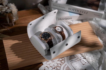 Leather Watch Roll Personalized, Watch box for women, Travel Watch Box for Men or Women, Wedding gift ideas,Custom Watch Roll Storage Holder